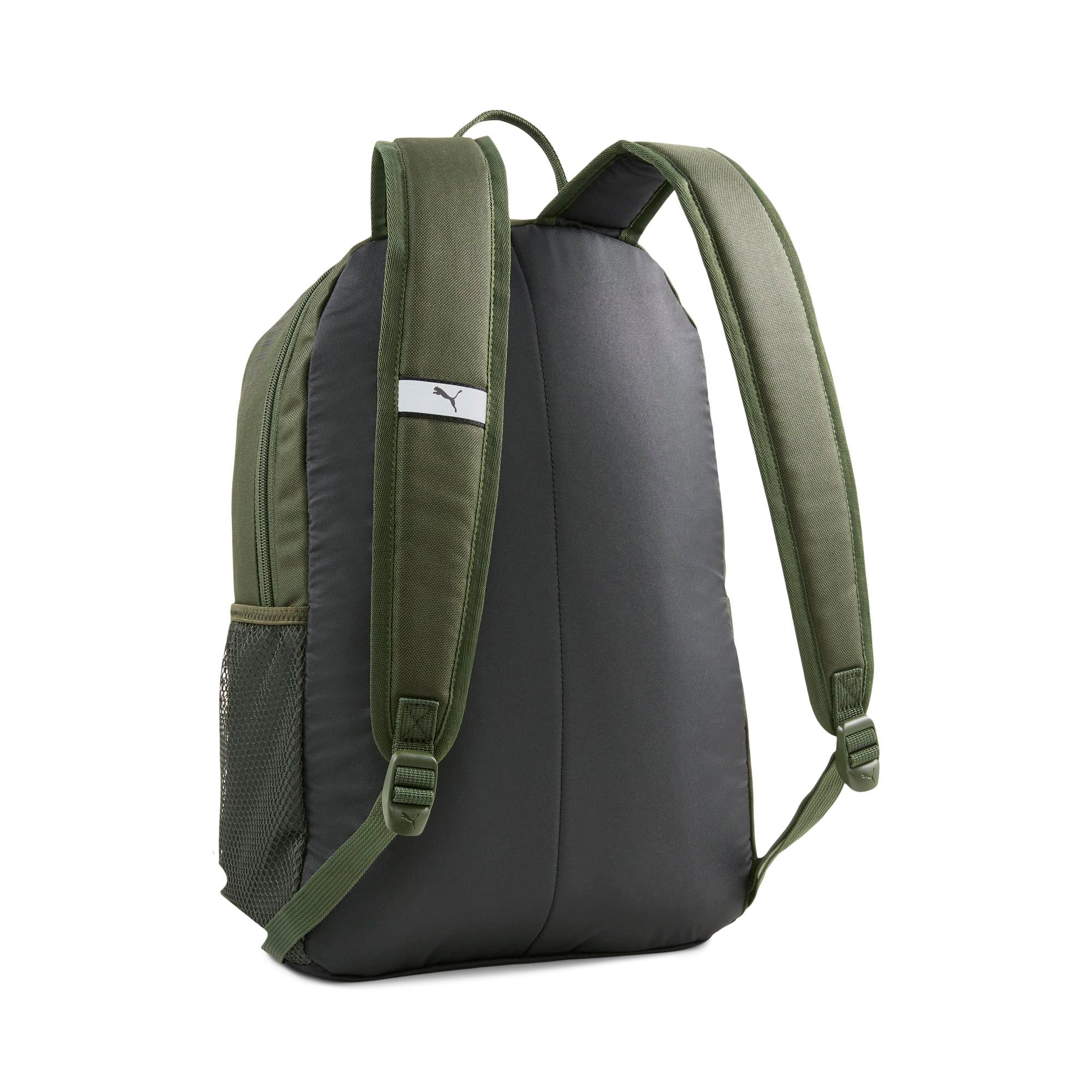 Zaino verde con zip e logo nero Puma Phase II - Image 2