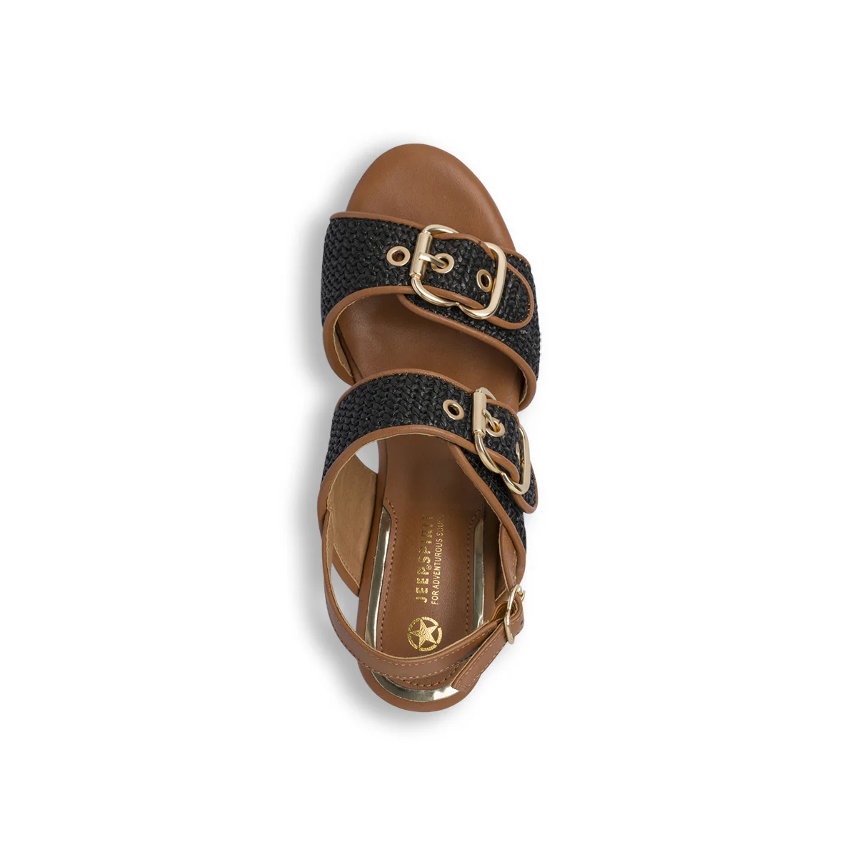 Zeppe da Donna nere con dettagli marroni e fibbia Jeep Spirit - Image 6
