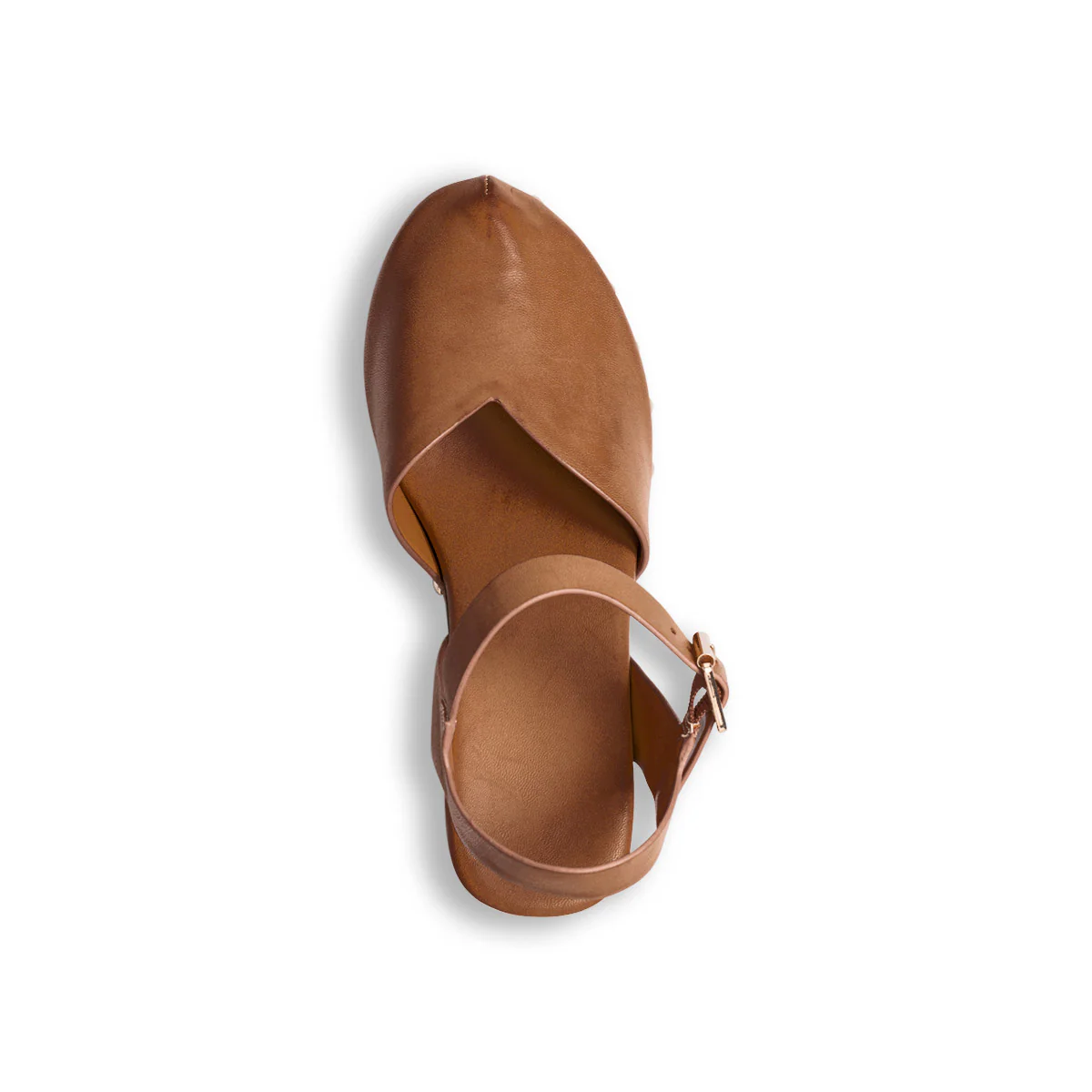 Zoccoli color cuoio da donna con tacco 9 cm e plateau Lora Ferres - Image 8